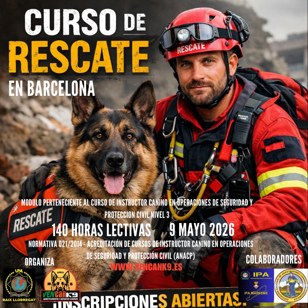 Curs de Rescat amb Gossos